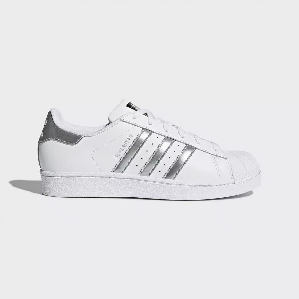 Adidas Superstar Tenis Blancos Para Mujer (MX-22171)